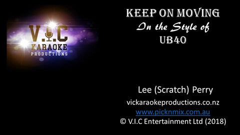 UB40 - Keep on Moving - Karaoke Bars & Productions Auckland
